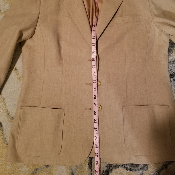 Pendleton Camel/Tan Wool Blazer - Picture 2 of 6